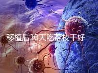 移植后10天吃荔枝干好不好看這，可不可以吃別還不知道