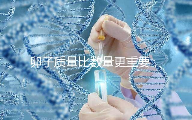 卵子質量比數量更重要,9個卵泡生男孩也很難