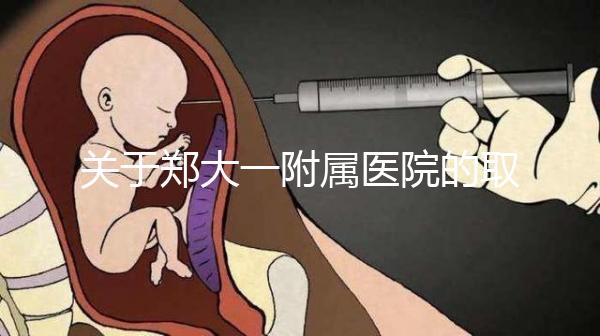 關于鄭大一附屬醫院的取卵流程和住院情況，試管媽媽請收好