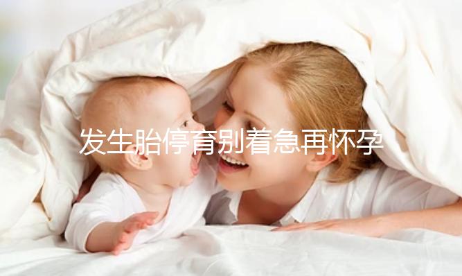 發生胎停育別著急再懷孕，最起碼得要過這么久...