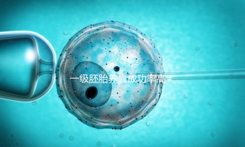 一級胚胎養囊成功率高≠零失敗，染色體異常是主要原因