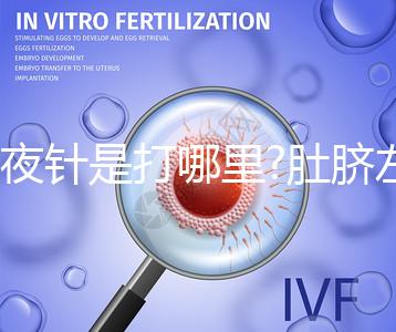 打夜針是打哪里?肚臍左/右3指部位,10秒即可拔針