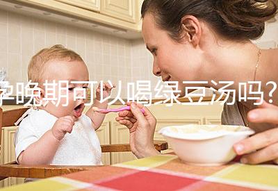孕晚期可以喝綠豆湯嗎?聽說(shuō)可以去胎毒!