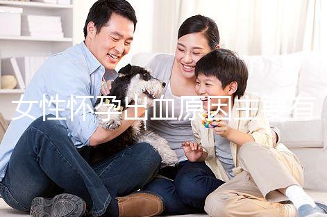 女性懷孕出血原因主要有哪些