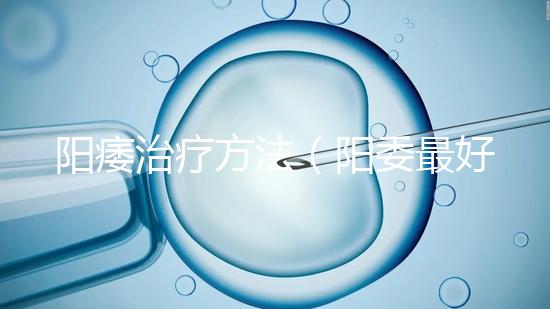 陽(yáng)痿治療方法(陽(yáng)委最好的治療方法)