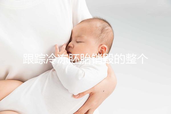 跟蹤冷凍胚胎銷毀的整個過程，簽署知情同意書只是第一步