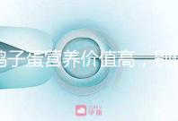 鴿子蛋營(yíng)養(yǎng)價(jià)值高，別信孕婦吃了會(huì)造成胎兒早熟的胡話